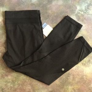 NWT Lululemon Inspire Tight II BLACK Sz 12 RARE!